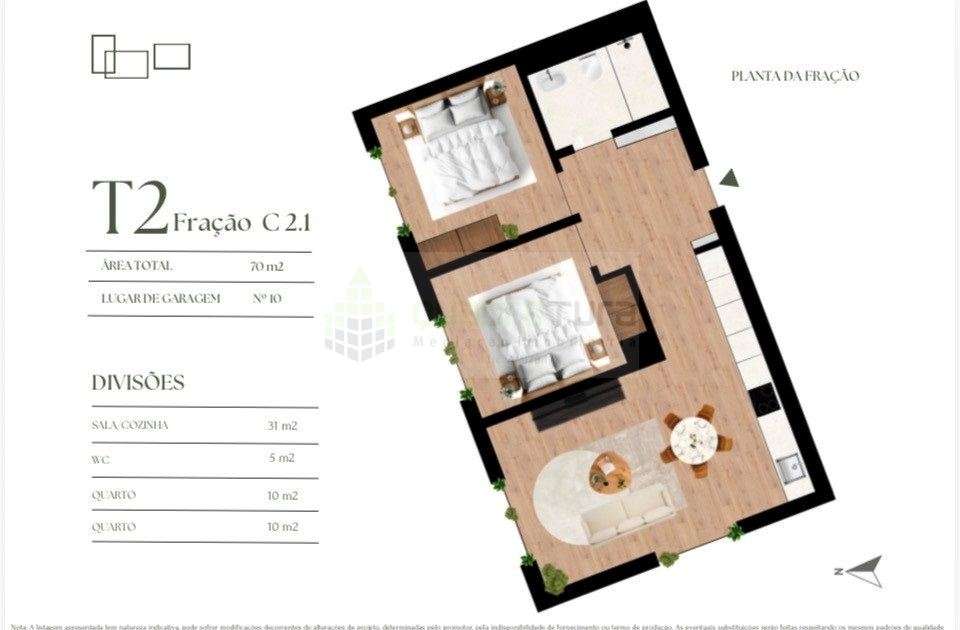 Apartamento T2 | Campanhã | Lugar de Garagem - Grande imagem: 2/12