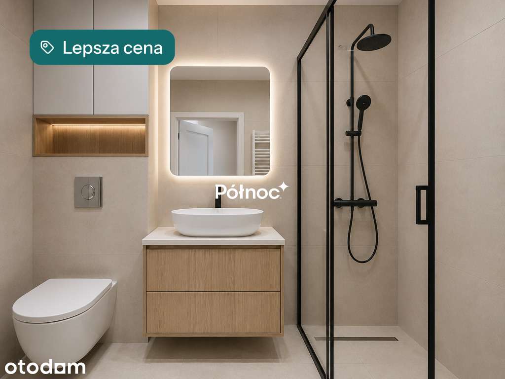 3-pokojowe funkcjonalne mieszkanie z balkonem 54m² - Pełny obrazek: 5/8