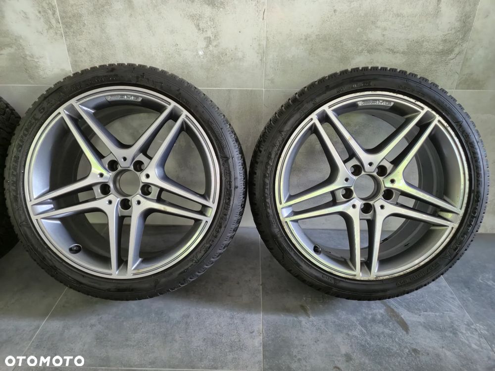 Felgi Koła Mercedes-Benz AMG RONAL 8x18 ET45 A2044019402 opony DUNLOP WinterSport 5 235/40/18 - 4