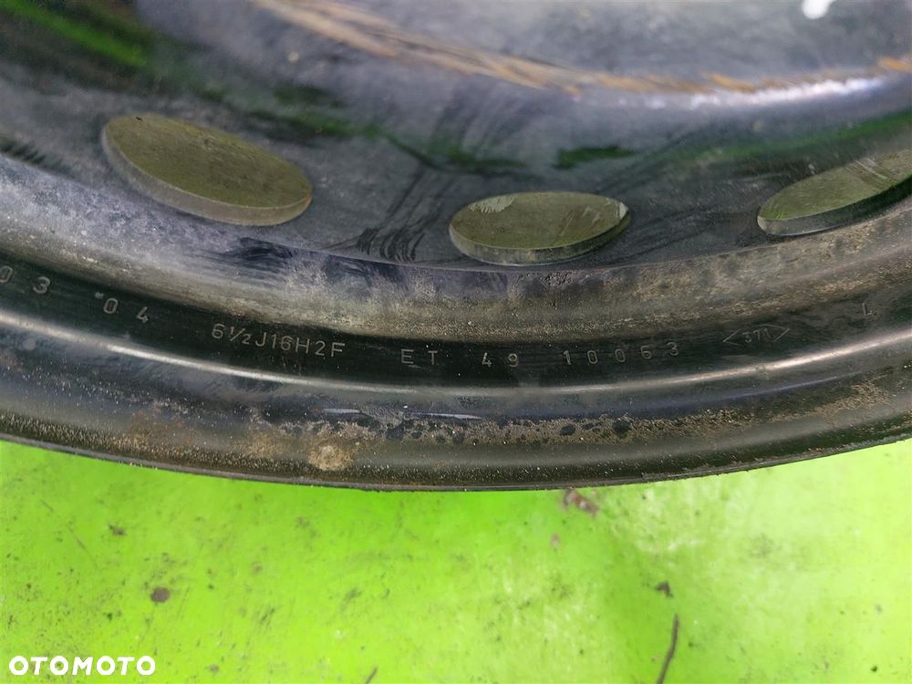 Felga stalowa Opel Vectra B 6.5 J X 16 ET 49 4X100 / 59,6 MM - 2