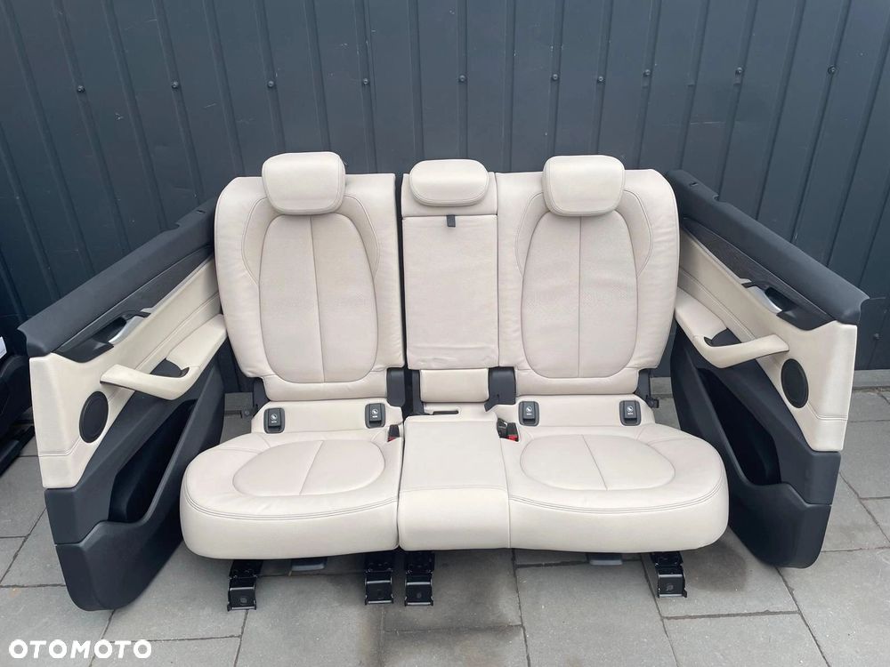 FOTELE TAPICERKA BMW X1 F48 SKÓRA ELEKTRYCZNE GRZANE OYSTER - 8
