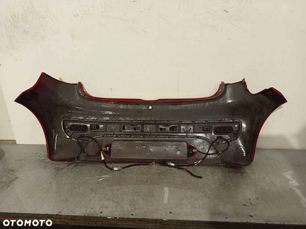 ^ ZDERZAK TYŁ TYLNY CITROEN C1 PEUGEOT 107 KKN CZERWONY - 5