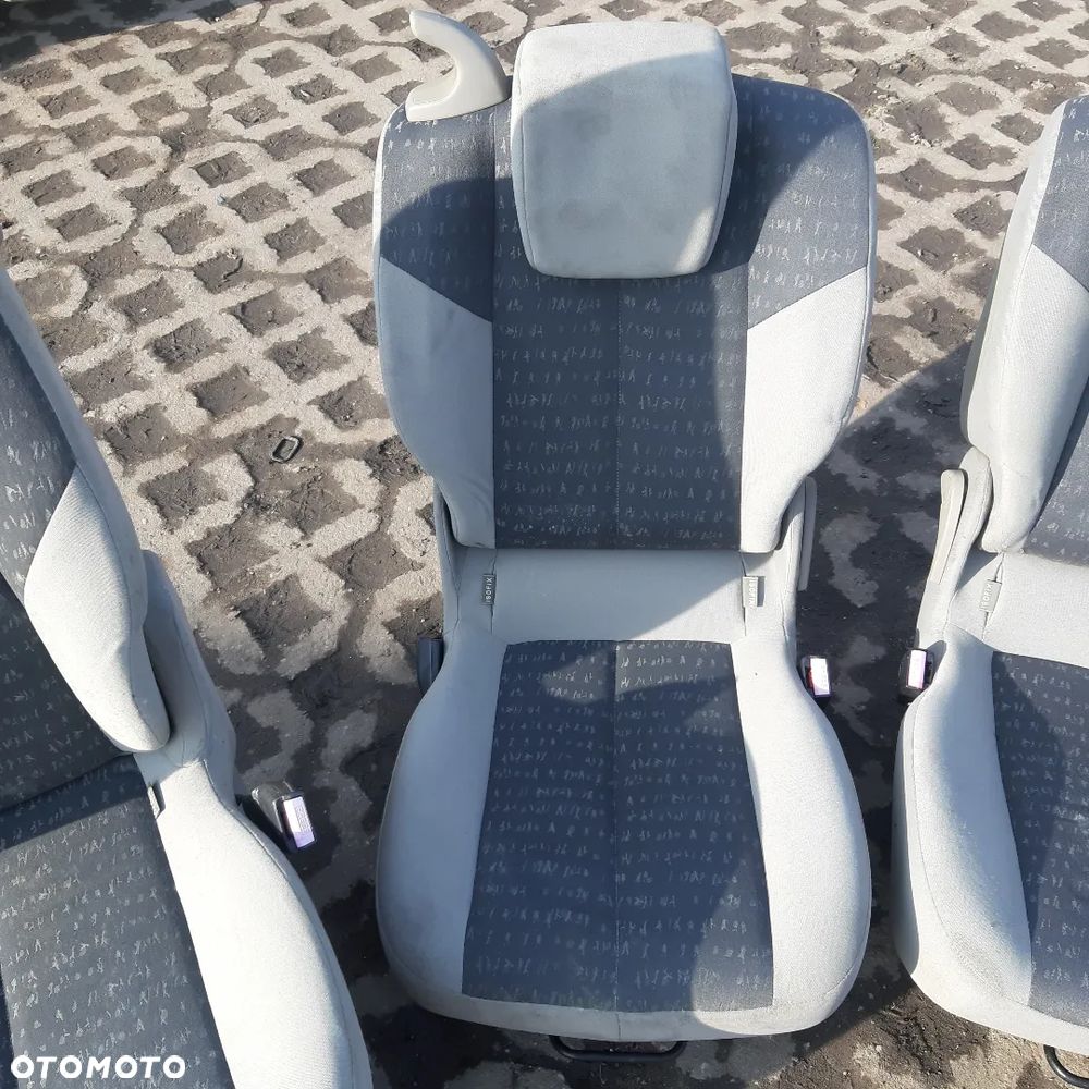 Fotele Przód Tył Scenic II 2 Jasne EU - 8