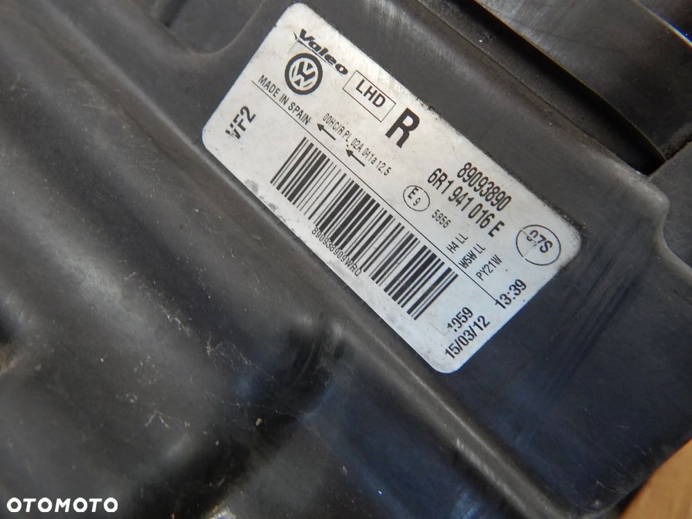 Lampa reflektor przód ślizg mocowanie VW Polo V 6R 09-17 Łuków części - 8
