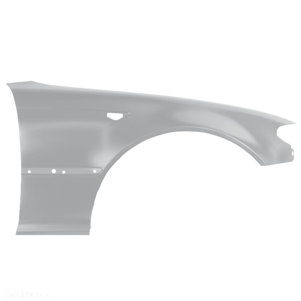 BLU Błotnik BMW 3 E46 Coupe Cabrio Lci Lift 354 Prawy Srebrny 2003-2006 przód TitaniumSilver - 2