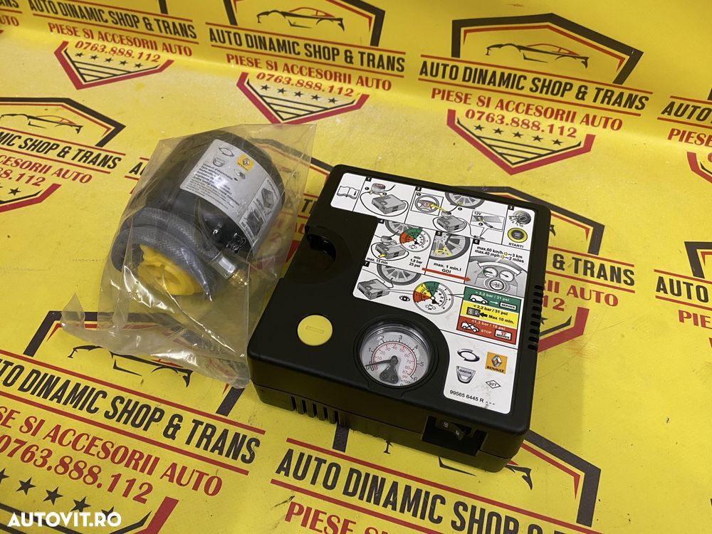 Compresor aer auto umflat roti kit pana cu soluție original Dacia Rena - 2