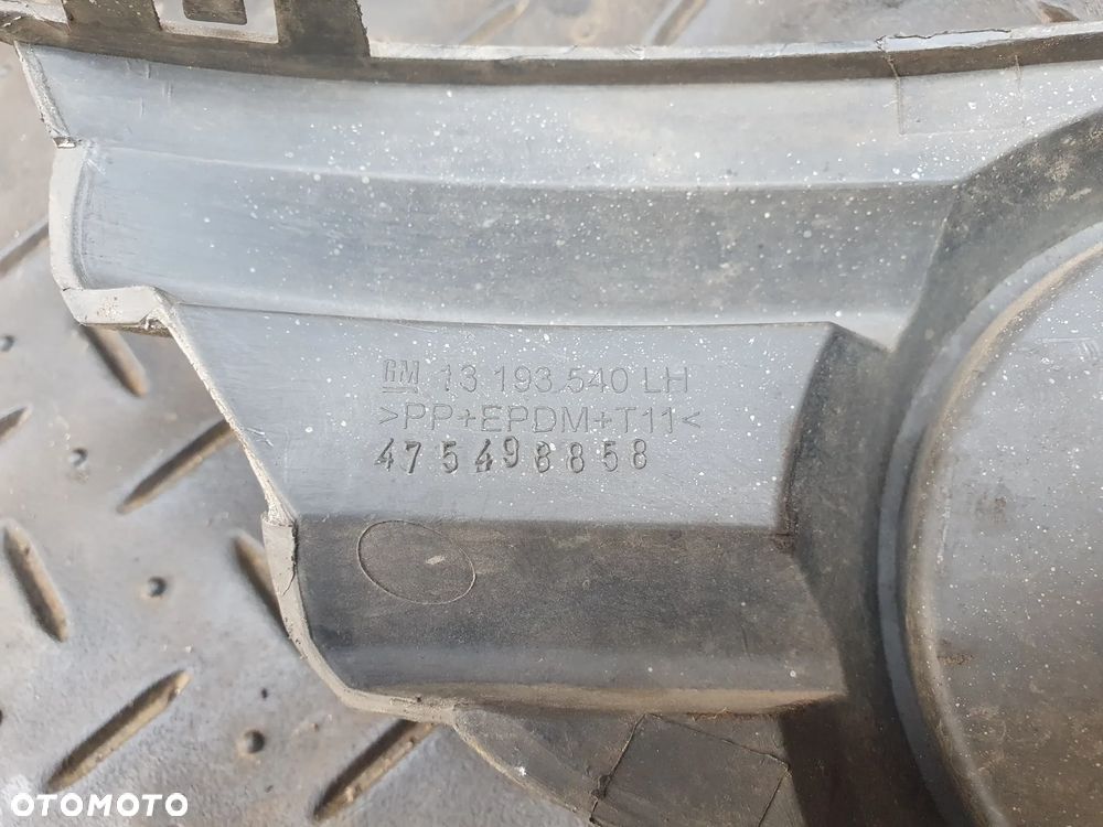 OPEL MERIVA A KRATKA ATRAPA ZDERZAKA HALOGENÓW LEWA PRZEDNIA LEWY PRZÓD 13193540LH - 3