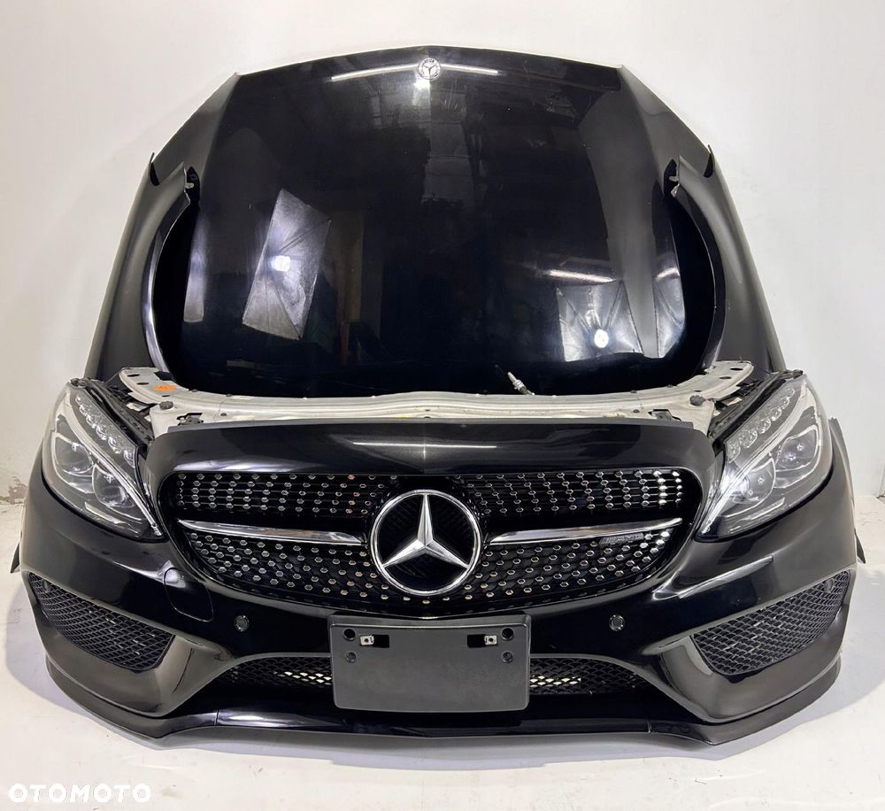 MERCEDES W205 C43 AMG PRZÓD BŁOTNIKI PAS LAMPY MASKA - 1
