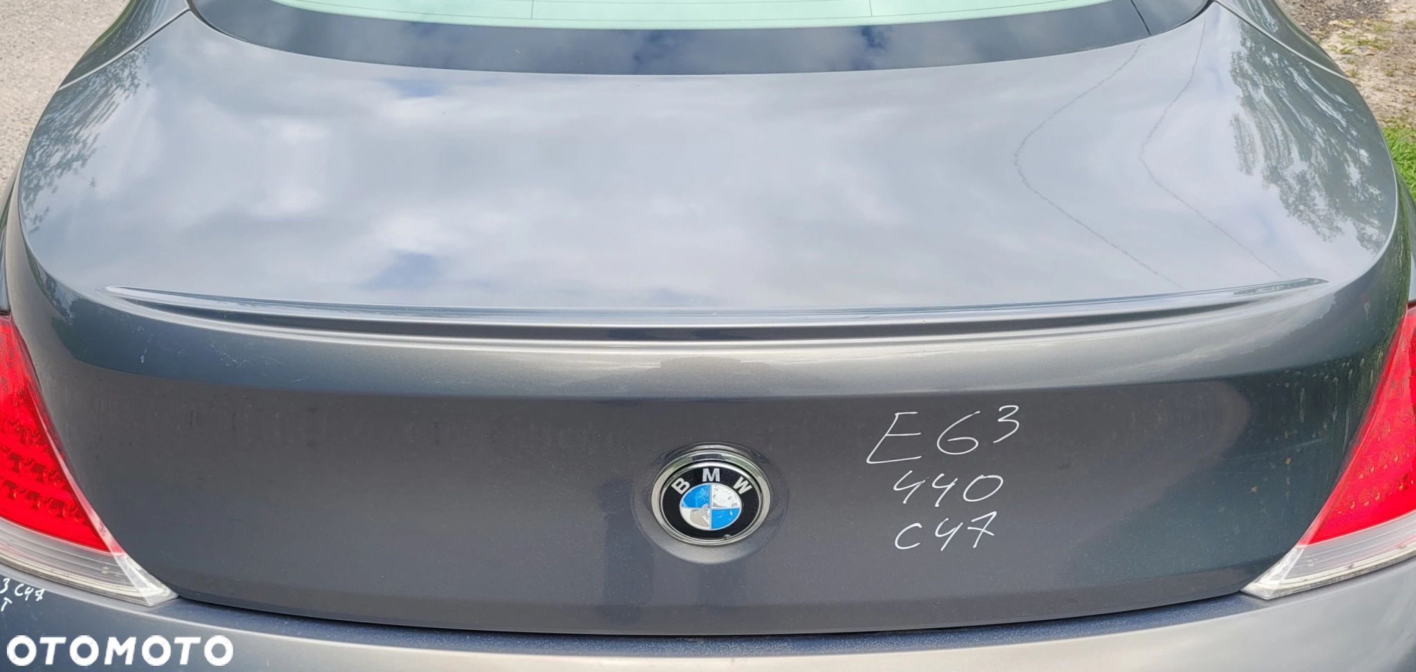 KLAPA BAGAŻNIKA BMW E63 440 STRATUS METALIC - 1