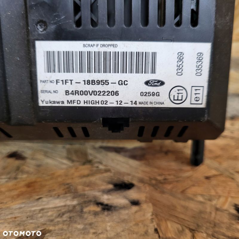 FORD FOCUS MK3 11-18r KOMBI HB WYŚWIETLACZ RADIA NAWIGACJI F1FT18B955GC - 3