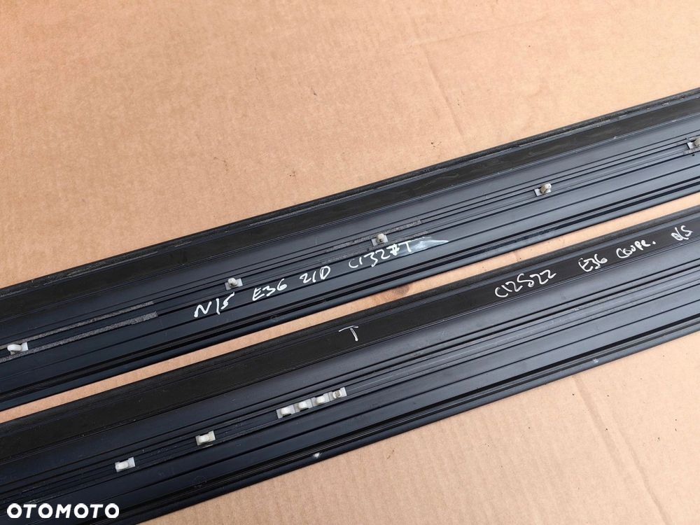 Listwy na progi progowe BMW e36 M3 Coupe Cabrio m-pakiet RARYTAS - 7