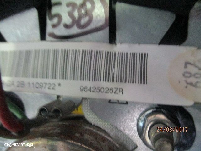 Airbag Condutor 96425026ZR PEUGEOT 206 1999 1.1I 60CV 0P PEUGEOT 206 2001 1.1I 60CV 5P CINZA - 3