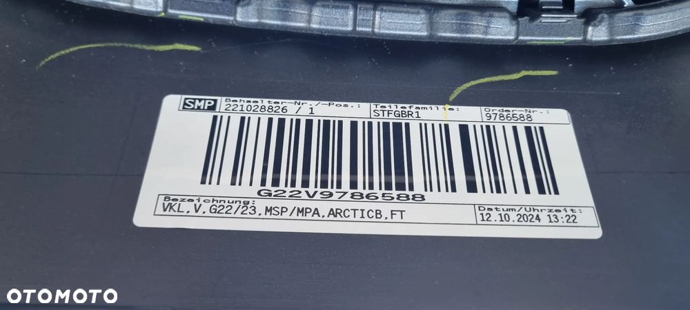 BMW 4 G22 G23 M-PAKIET 2020- zderzak przód oryginał MC238 - 19