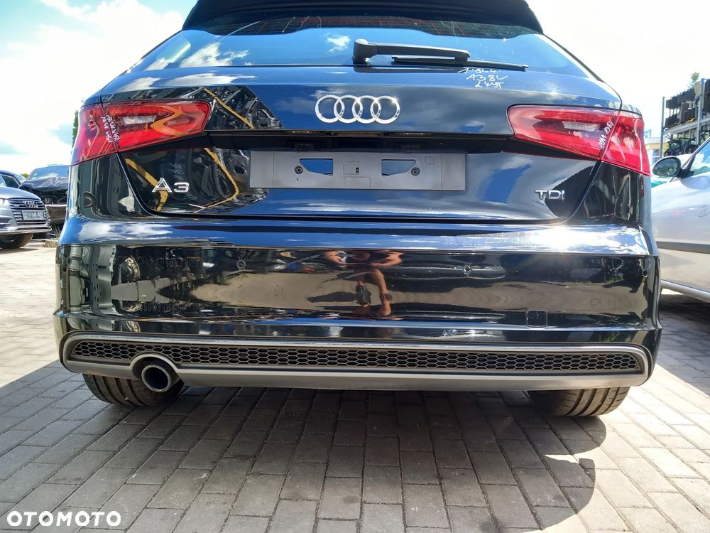 AUDI A3 8V ZDERZAK TYLNY TYŁ S-LINE PARKTRONIC PDC KOLOR: LY9T - 1