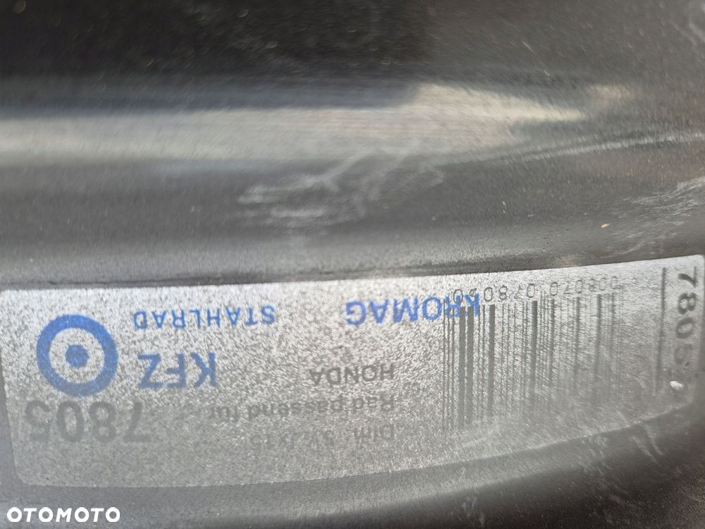 FELGI STALOWE 15 HONDA JAZZ INSIGHT CIVIC ET45 - 12