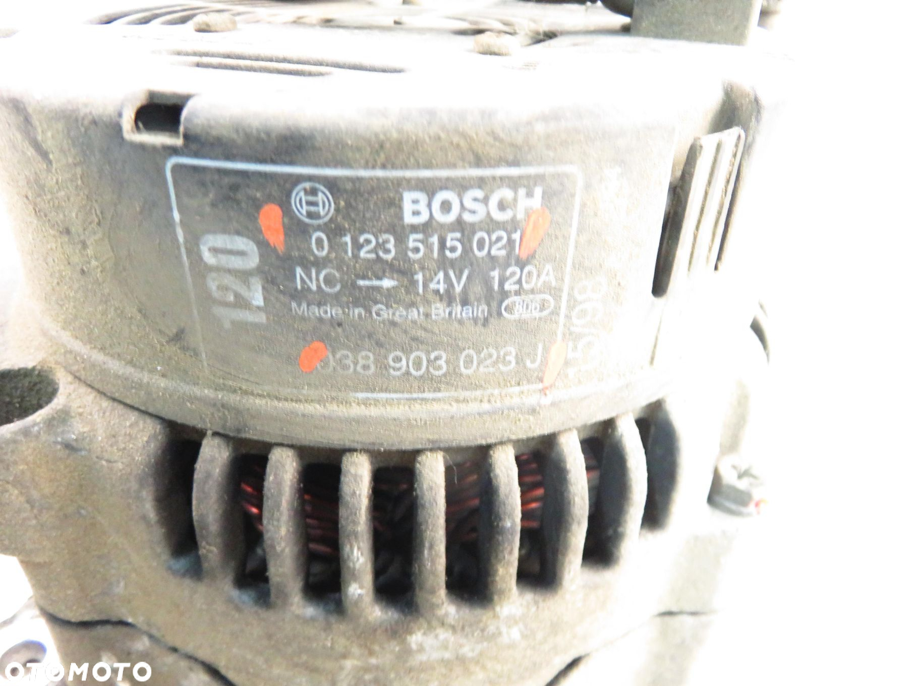 ALTERNATOR SKODA OCTAVIA I  1.9 TDI 90- AGR 0123515021 038903023J - 7