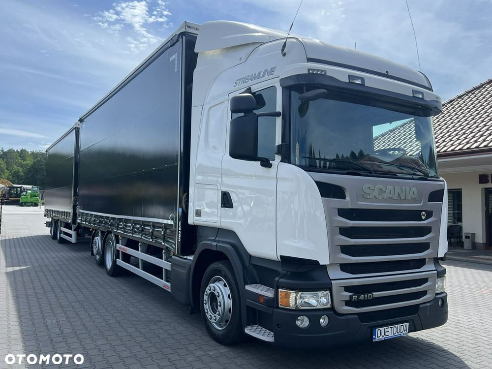 Scania R410 bez EGR Zabudowy Wecon 120m Dach Podnoszony  Zestaw Tandem - 31