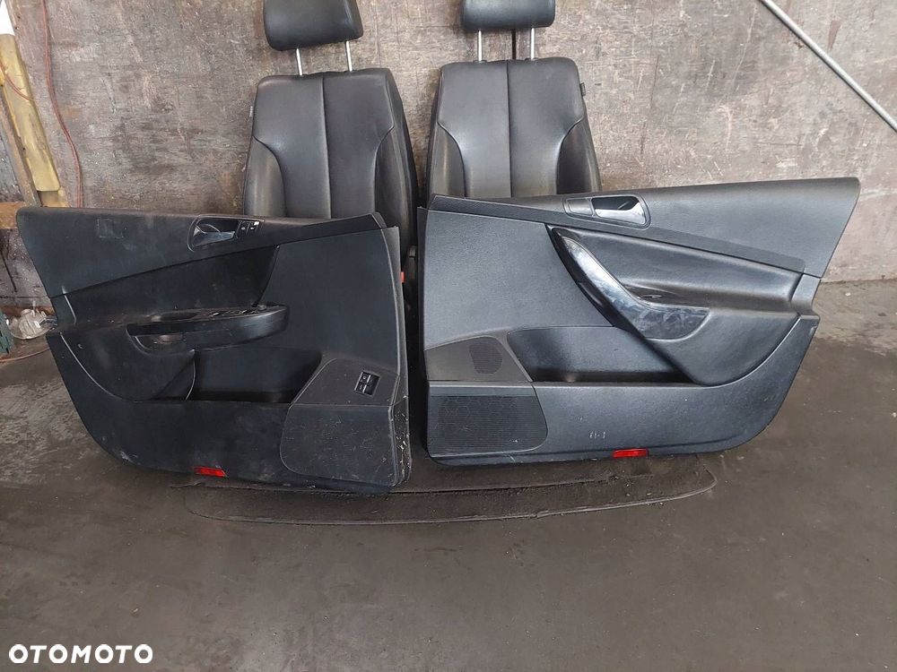 FOTELE KOMPLET LEWY PRAWY KANAPA + BOCZKI + TUNEL VW PASSAT B6 KOMBI - 8