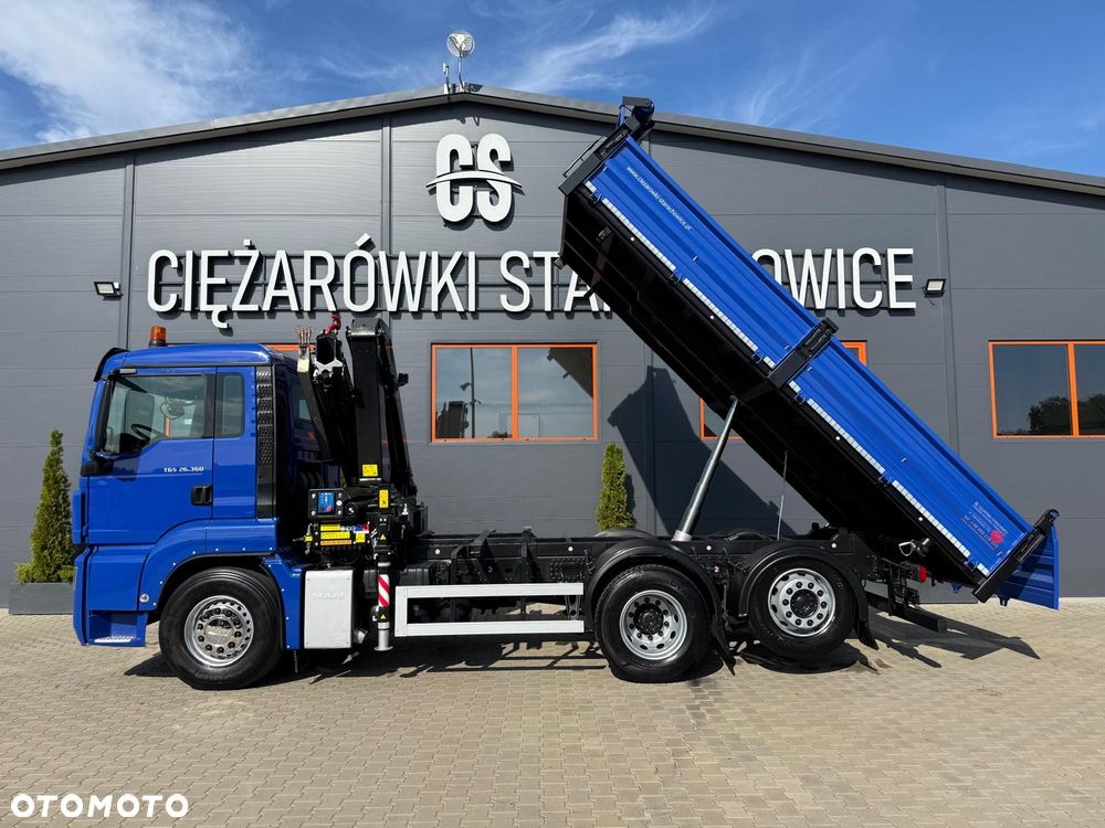 MAN TGM TGS TGX 26.360 // E5 // 6x2 6x4 // WYWROTKA 3-S // HMF 1420 K2 // kipper, krane, crane, żuraw, dźwig, wywrot - 20