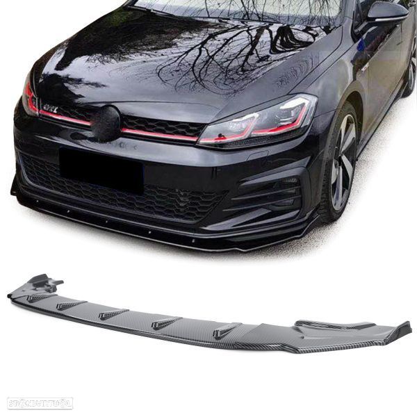 Spoiler VW Golf VII 7 (2013 a 2019) Pintura de Carbono - 7