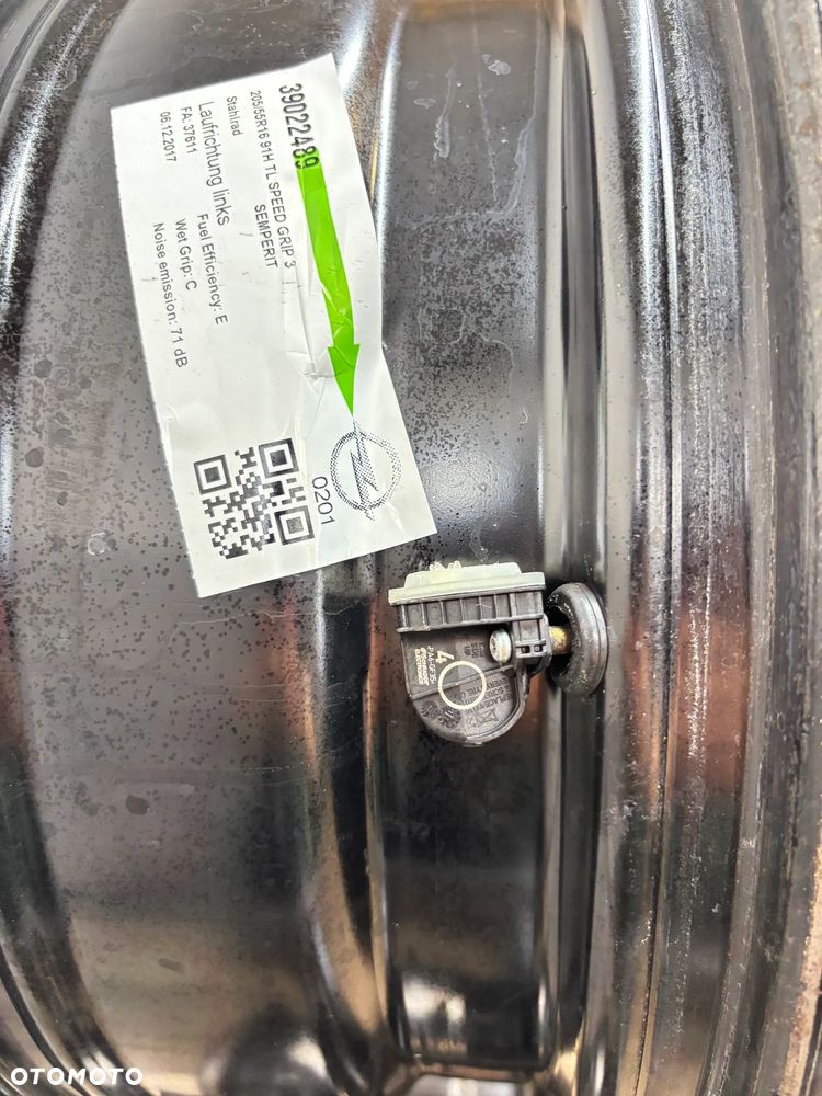 4 Felgi Stal. Opel Astra K, J 16", strukturalne +TPMS - 6