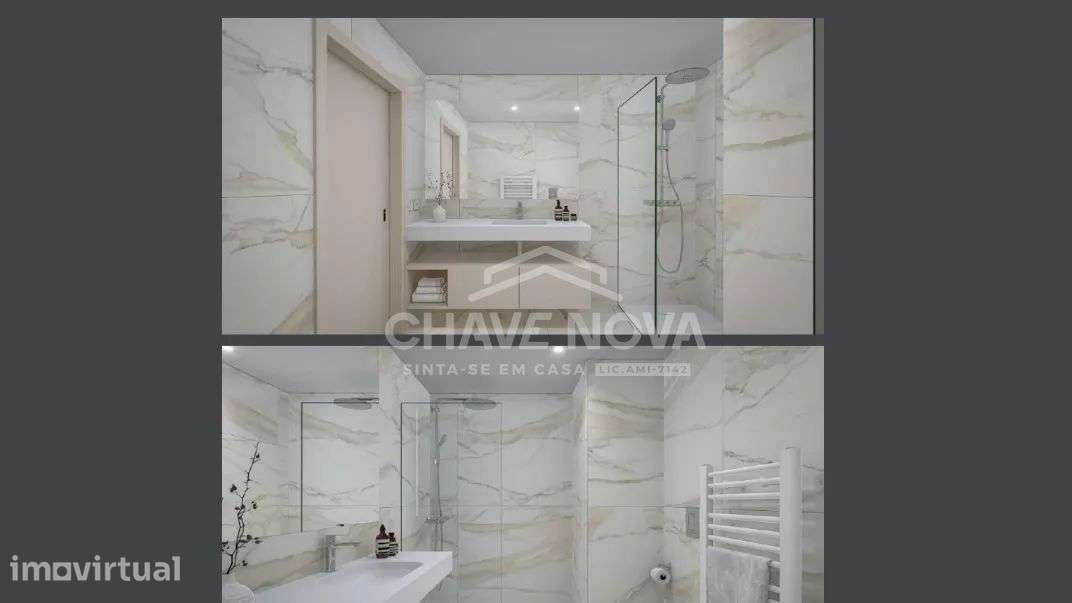 T2 Douro Nobilis II junto à linha do Metro VL8 e vista rio - Gaia - Grande imagem: 5/16