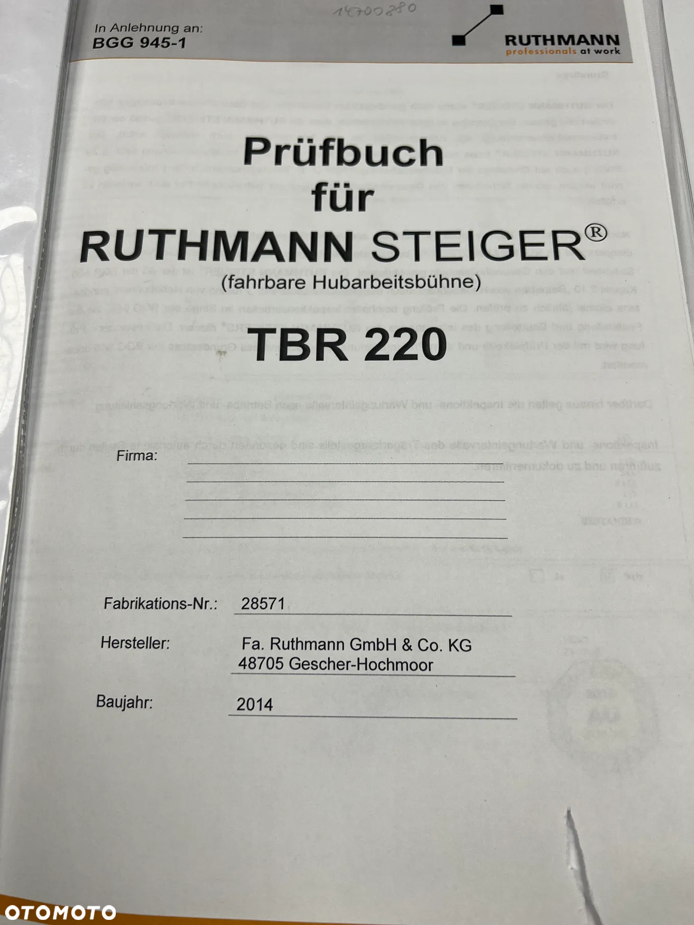Ruthmann RUTHMAN TBR 220!!! - 35