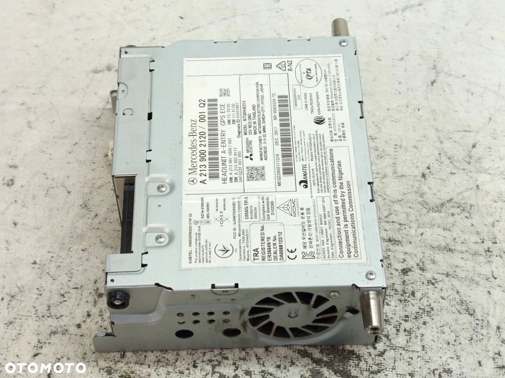 MERCEDES BENZ E KLASA W213 W238 NAWIGACJA RADIO CZYTNIK NAVI A2139002120 - 5