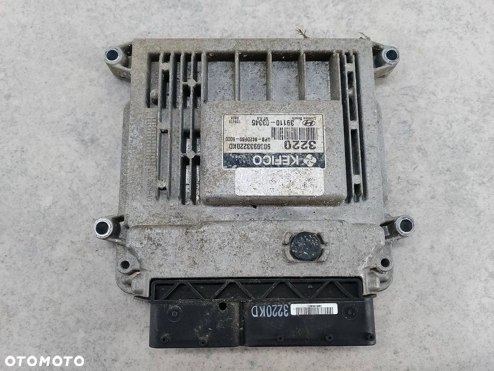 KOMPUTER, STEROWNIK HYUNDAI I20 I 39110-03345 GPB-842DFS0-5000 1.2 16V - 2