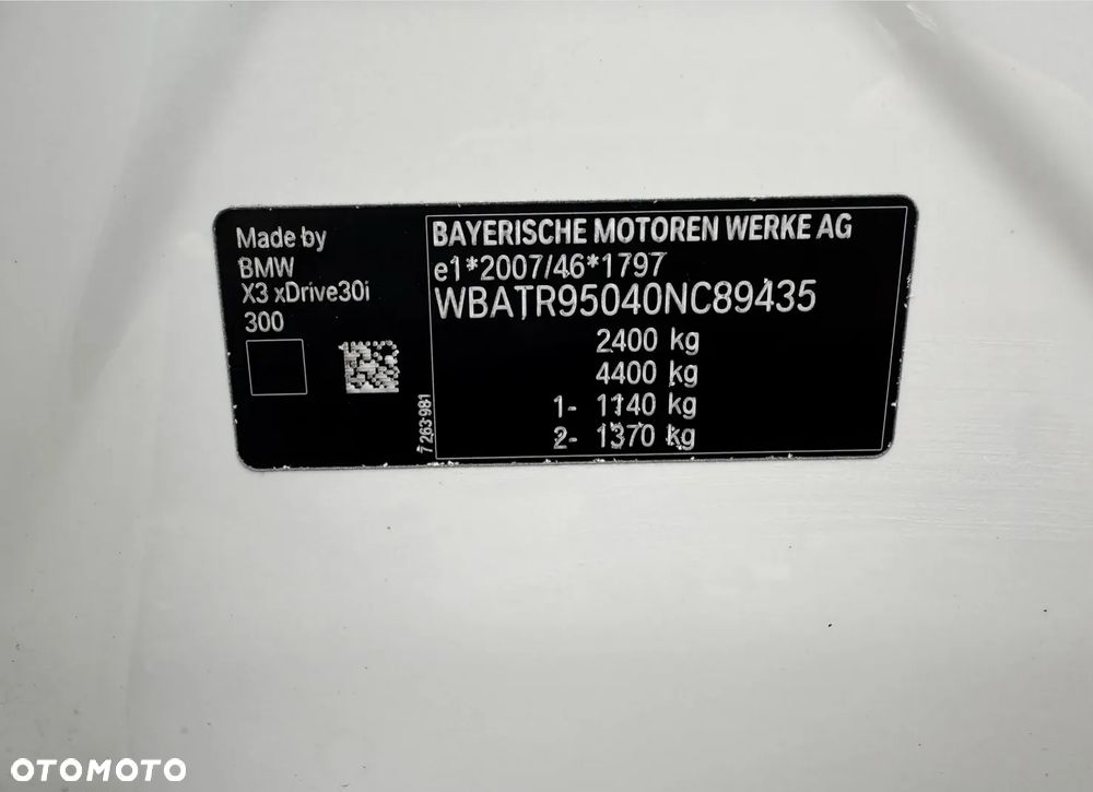 BMW X3 xDrive30i GPF xLine sport - 18