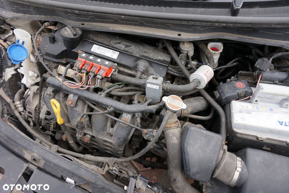 SILNIK KOMPLETNY I20 I 1.2 16V 77KM G4LA 21101-03M10 HYUNDAI 2008-2012 - 2
