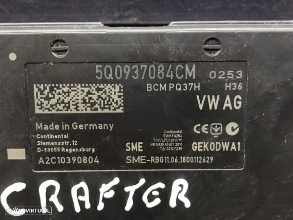 Módulo Bcm Volkswagen Crafter Caixa (Sy_, Sx_) - 2