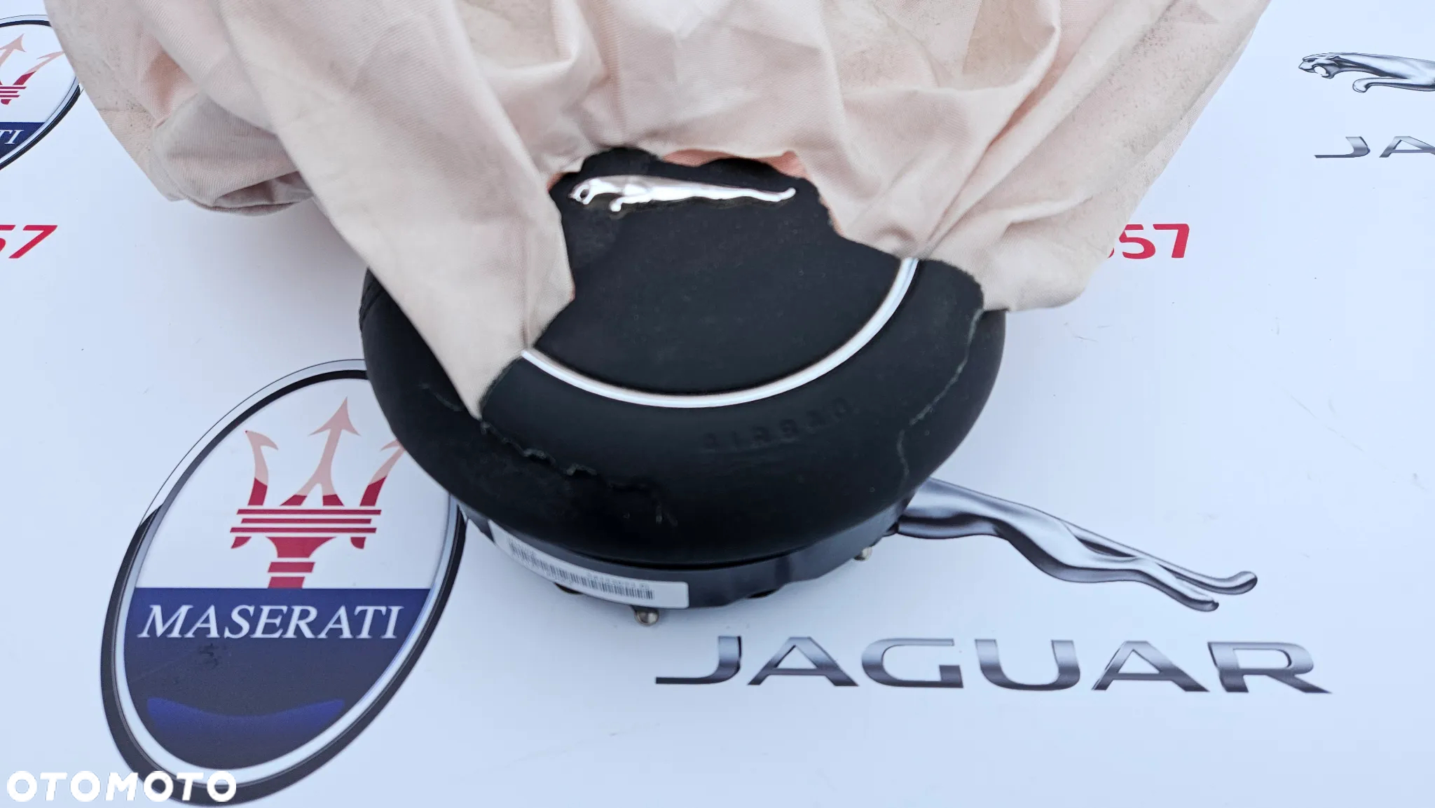 Jaguar XJ 351 Poduszka kierowcy Airbag kierownicy Kolor czarny WYSTRZELONA - 2