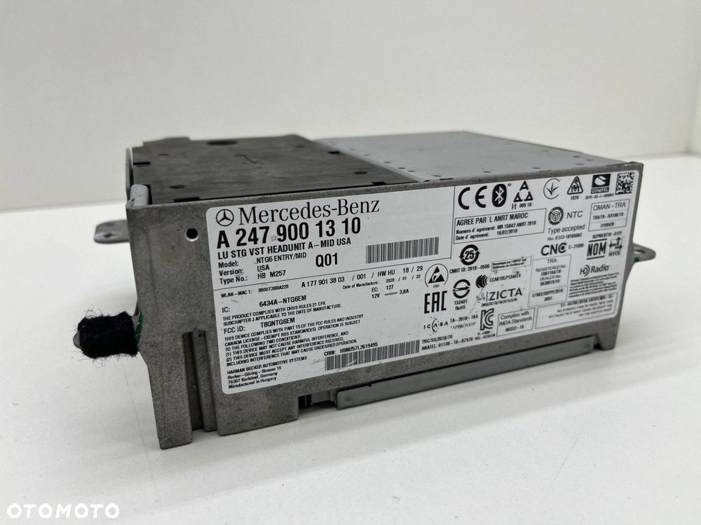 MERCEDES GLB X247 RADIO CZYTNIK NAWIGACJA A2479001310 - 2
