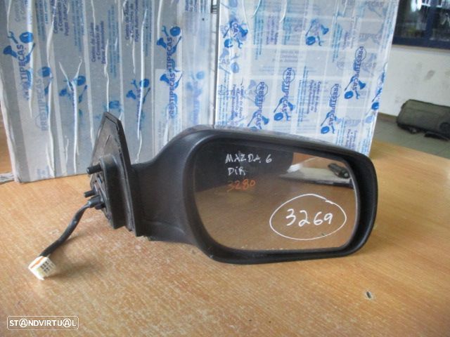 Espelho 1469104 MAZDA 6 GG MZR FASE 1 2003 2.0I 140 CV 4P VERMELHO DRT VERMELHO 5 PINOS - 6