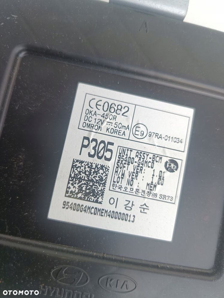 hyundai i30 iii 17r- moduł bcm 95400-g4mc0 - 2