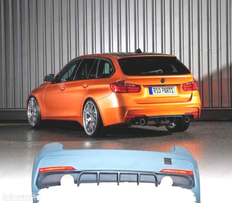 KIT CARROÇARIA BMW F31 TOURING LOOK M PERFORMANCE SAÍDA SIMPLES AMBOS LADOS - 4