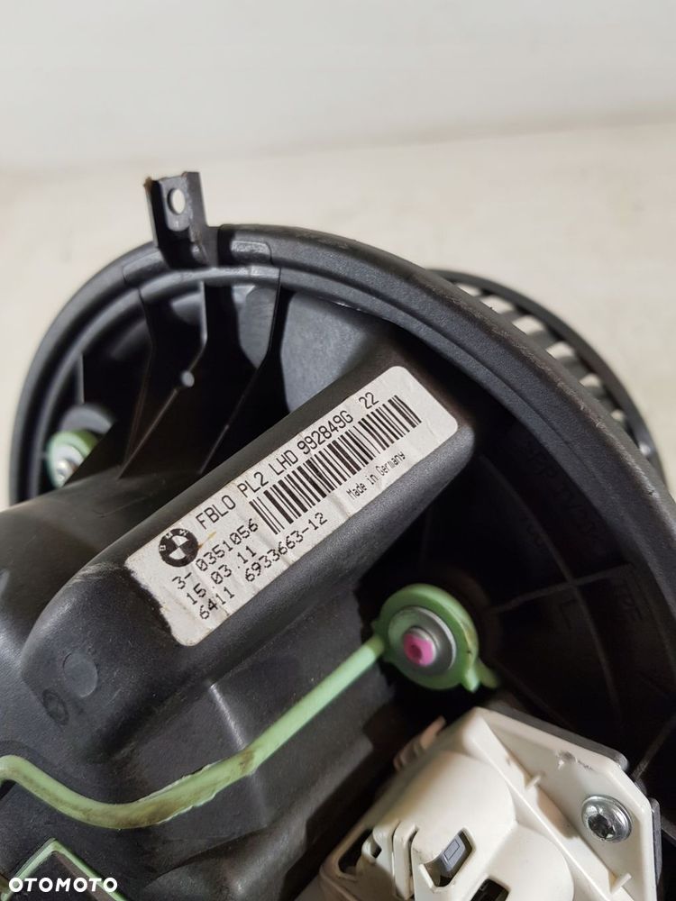 wentylator dmuchawa nawiewu 6933663 bmw e90 e91 e87 eur 2.0b n43 - 8