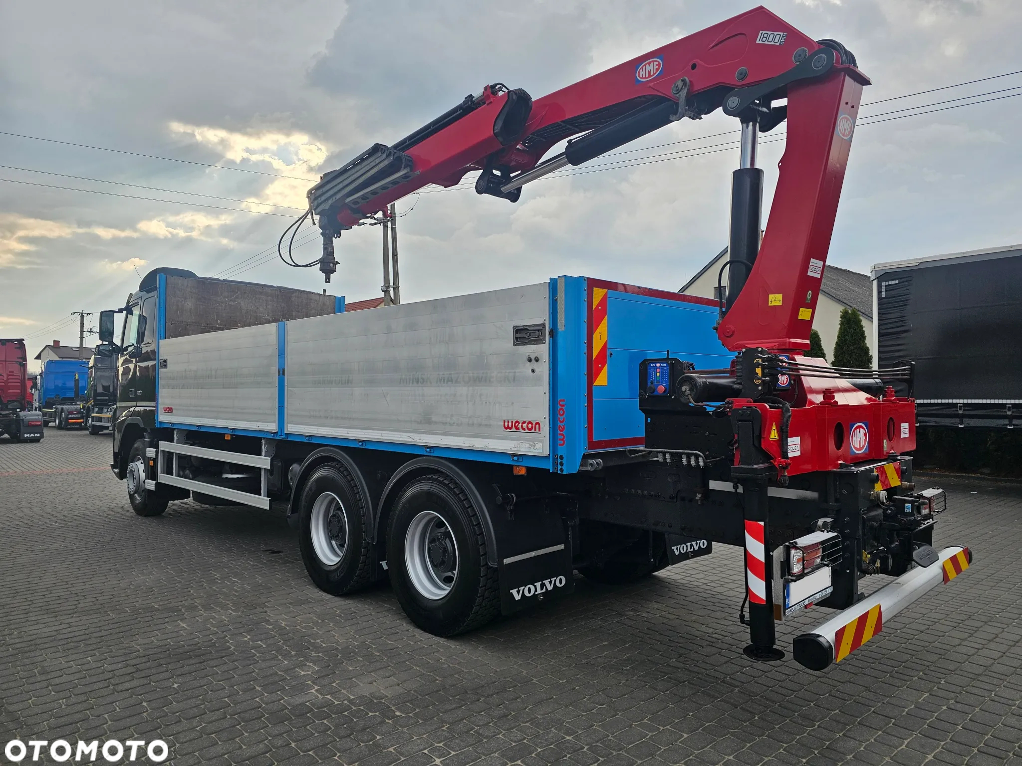 Volvo FH 420 6X4+HDS HMF18000 12,5m Składany w Z - 9