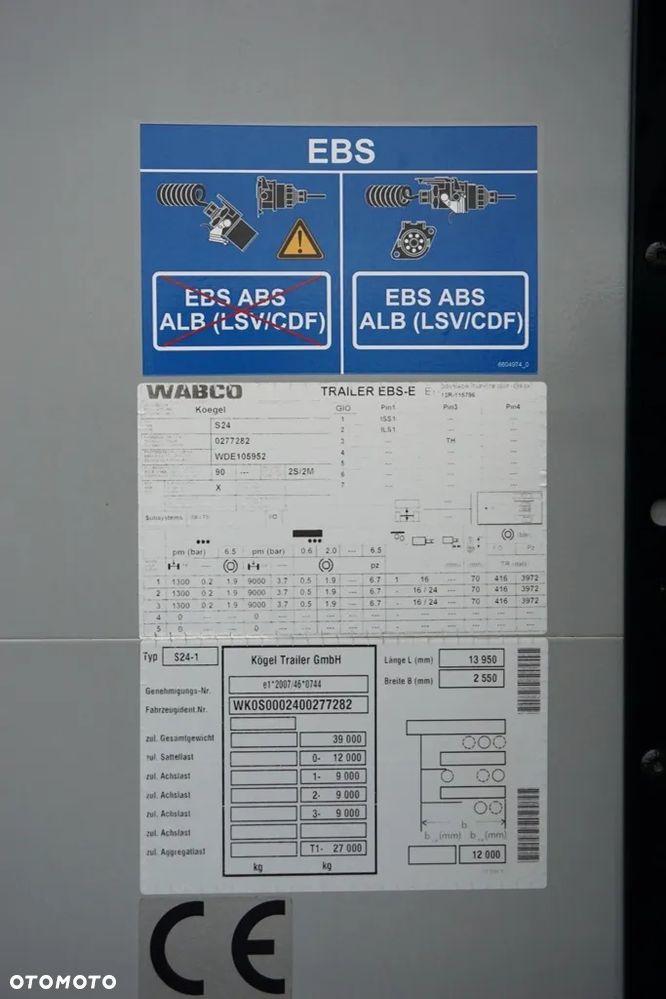 Kögel MEGA / PLATFORMA / MULTI LOCK / OŚ PODNOSZONA - 11