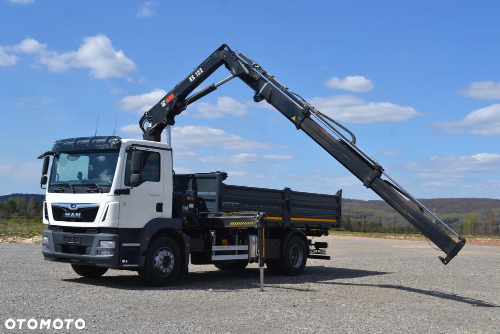 MAN TGM 15.290 18.290 Nowy 3-stronny Wywrot Kiper Wywrotka HDS Żuraw Hiab 099 Sterowanie radiowe Atego Axor Antos TGL - 1