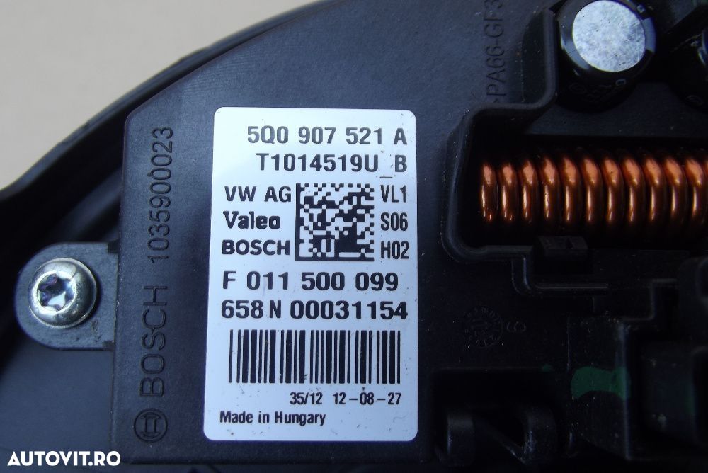 Motoras aeroterma VW Golf 7 Audi A3 8V Octavia 3 rezistenta trepte - 4