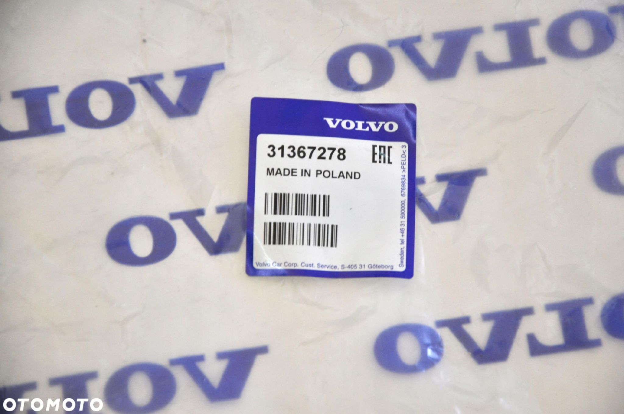 VOLVO S80 lewy waz przewod chlodnicy wody 2,0D OE 31367278 - 3