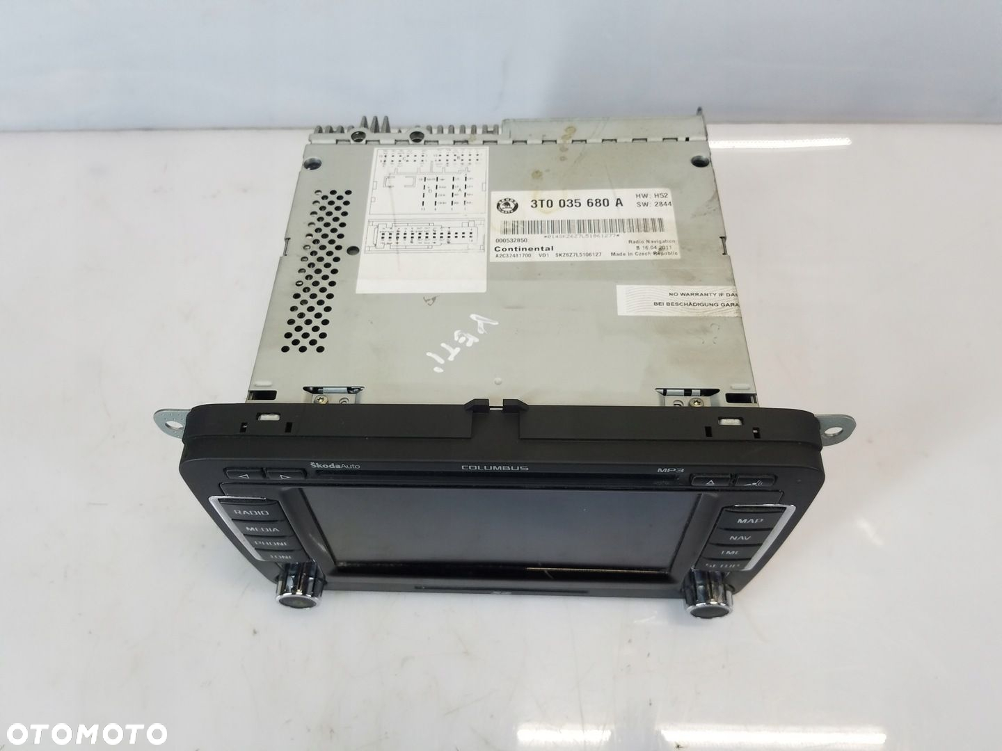 RADIO CD NAWIGACJA SKODA YETI 3T0035680A - 4
