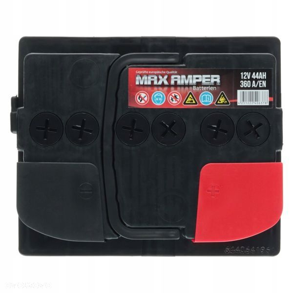 Akumulator Max Amper 12V 44Ah 360A L1B P - 4