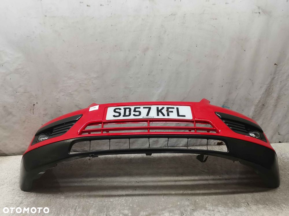 ! ZDERZAK PRZÓD PRZEDNI FORD FOCUS 2 II HALOGENY CZERWONY CO C0 - 1