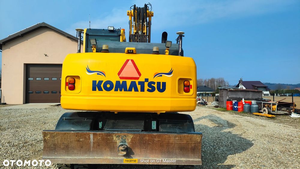 Komatsu PW 160 -8,  rototilt, system UNICONTROL 3 D GPS - 3