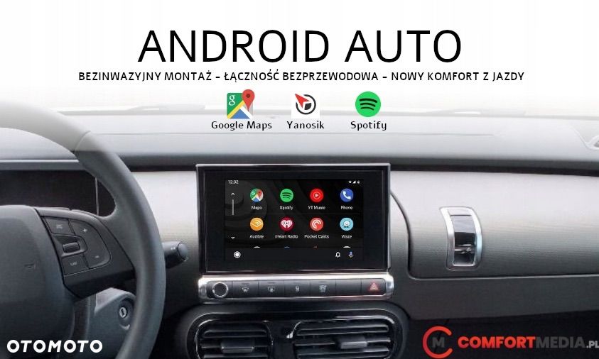 NAWIGACJA CITROEN C4 CACTUS MONTAŻ ORYGINAŁ BT CarPlay ANDROID AUTO