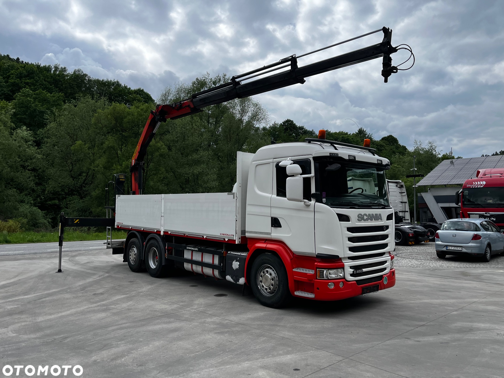 Scania G450 // 6x2// Skrzynia 6.40x2.49 // HDS Palfinger // Oś skrętna podnoszona // - 8