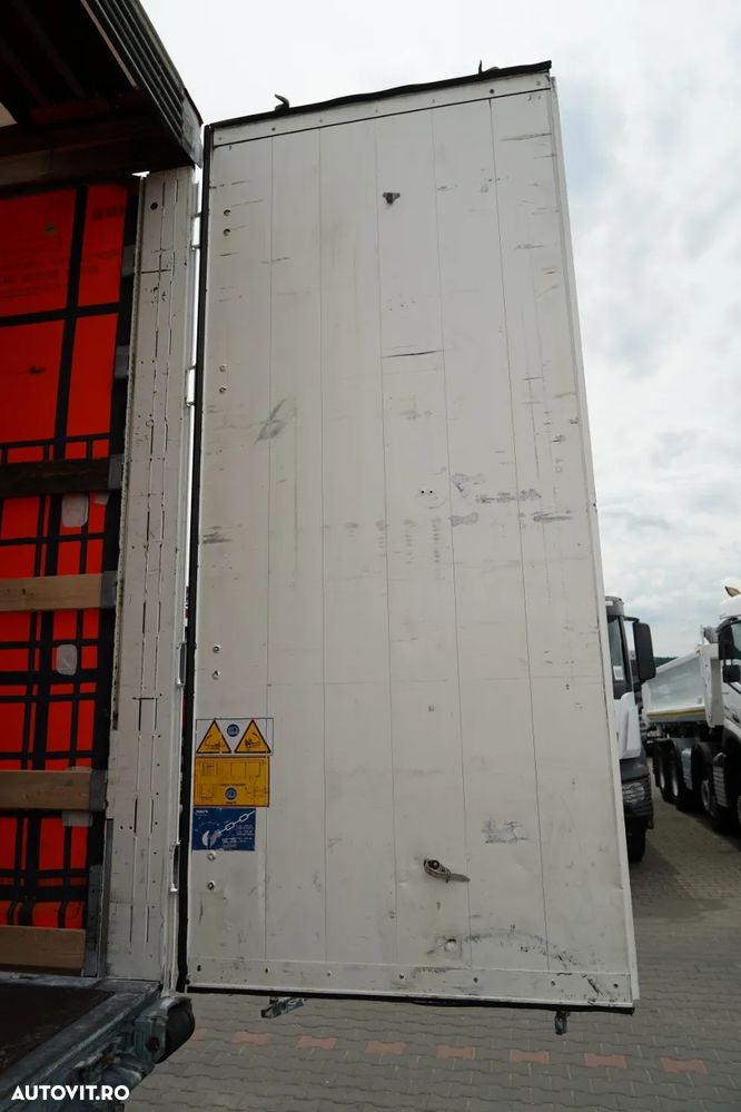 Schmitz Cargobull CORTINĂ / MEGA / PLATĂ JOSĂ / PUNTE RASĂ / ACOPERIȘ RASĂ / ACOPERIȘ RASĂ /  PRELATĂ ARMATĂ - 14
